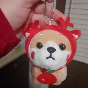Dog Plush Keychain
